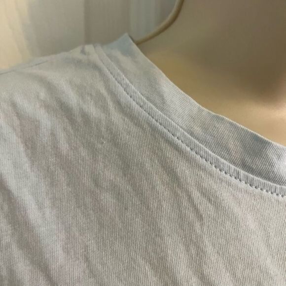 Y2K Tommy Hilfiger Light Blue Short sleeve t-shirt. Size Small Petite - Picture 5 of 5
